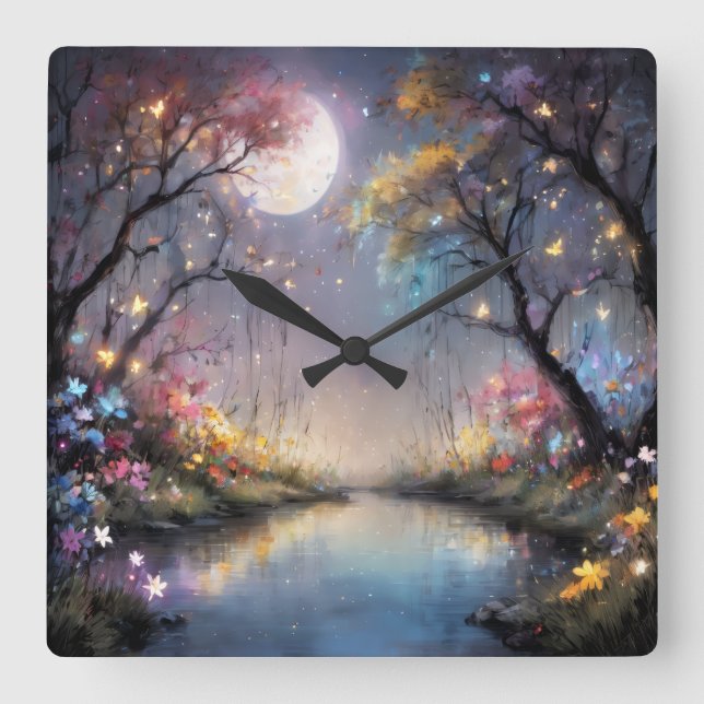 Relógio Quadrado reloj (Frente)