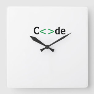 Relógio Quadrado Reloj c<>de