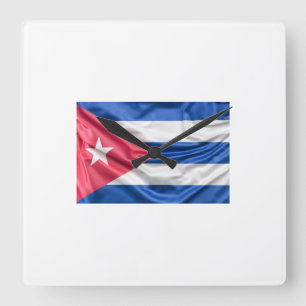 Relógio Quadrado Reloj Cuba