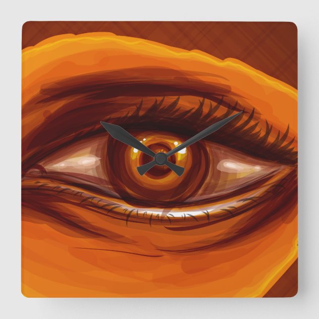 Relógio Quadrado Reloj de pared (Frente)