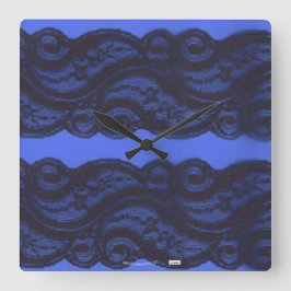 Relógio Quadrado Renda