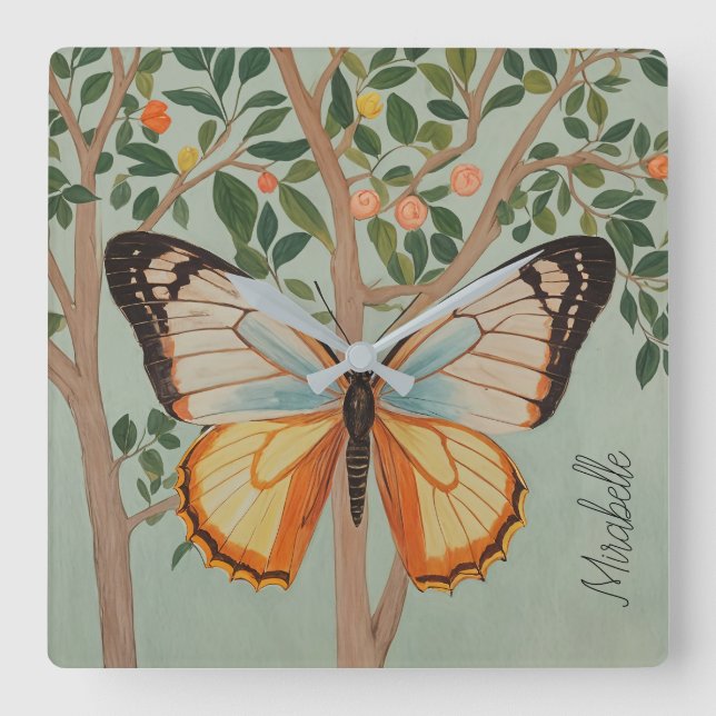 Relógio Quadrado Resiliência de Flutuação Personalizada (Frente)