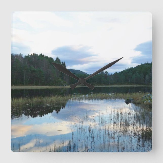 Relógio Quadrado ribeirinha (Frente)