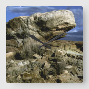 Relógio Quadrado Rocha Mushroom