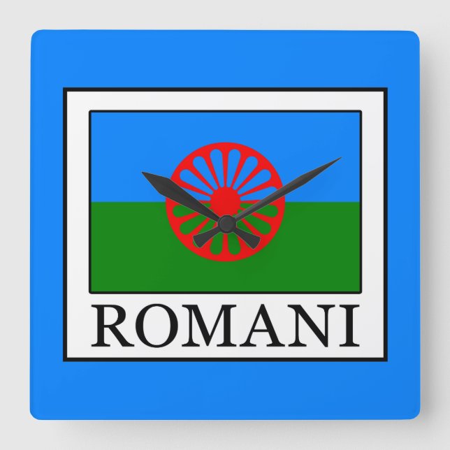 Relógio Quadrado Romani (Frente)