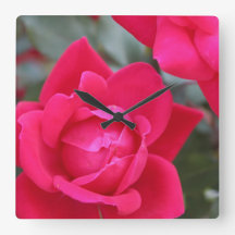 ROSA VERMELHA Wall CLOCK