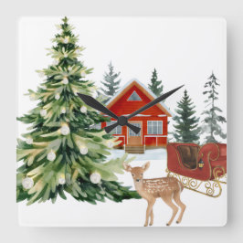 Relógio Quadrado Round Wall Clock