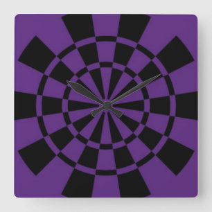 Relógio Quadrado Roxo