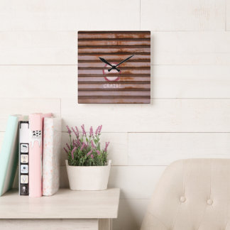 Relógio Quadrado Rustic Grazie Shutter Napoli 1