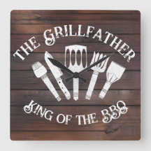 Rustic "The Grilldad: Presente de CHURRASCO Engraç