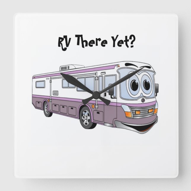 RELÓGIO QUADRADO RV AINDA LÁ CLASSE A CLOCK (Frente)