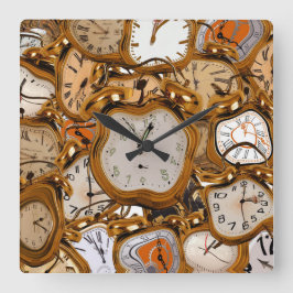 Relógio Quadrado Sala de bar de fluxo de funcionamento do clube do