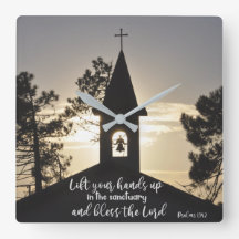 Salmos Levantem Suas Mãos Bíblia Verso Igreja