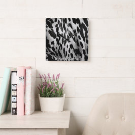 Relógio Quadrado Salt e Pepper Hide