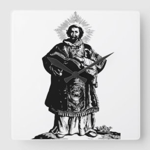 Relógio Quadrado Santo Adalberto de Praga Bispo e Mártir
