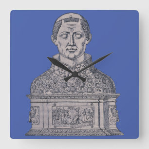 Relógio Quadrado Santo Januarius, Bispo de Benevento - Belas Artes