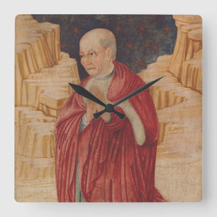 Relógio Quadrado Santo John Cassian Church Padre