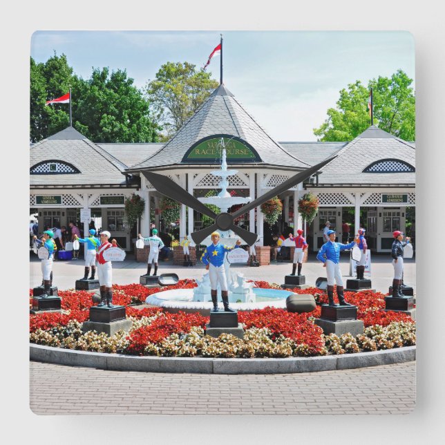 Relógio Quadrado Saratoga histórico 150 na primeira jornada (Frente)