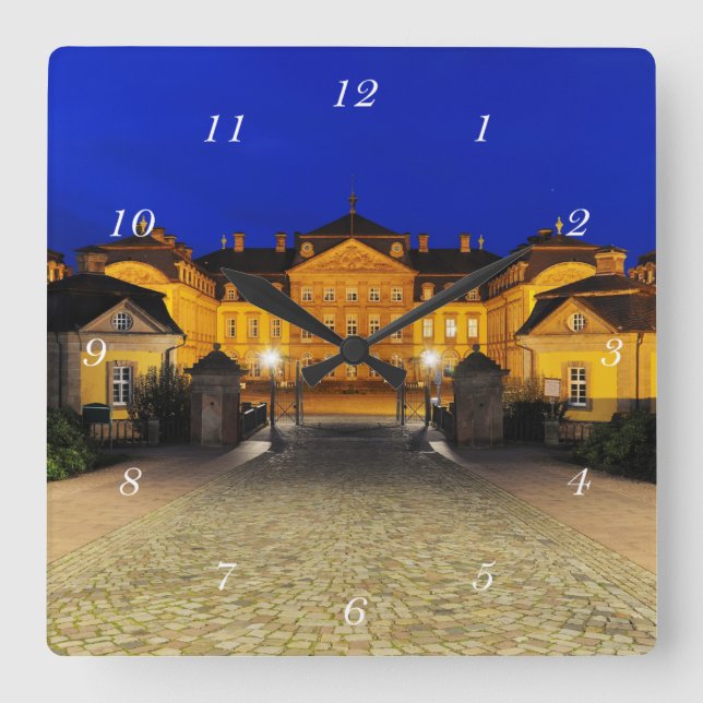 Relógio Quadrado Schloß von Bad Arolsen (Frente)