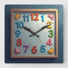Relógio Quadrado Sea Colors