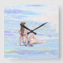 *~* Sea Shore Ocean Woman AR29 Beach