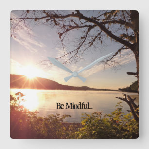 Relógio Quadrado seja pulso de disparo consciente da sala da ioga