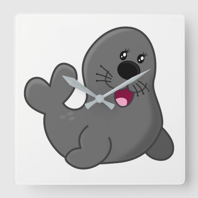 Relógio Quadrado Selo (Frente)