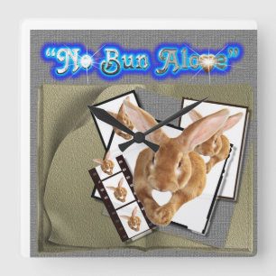 Relógio Quadrado Sem Bolsa Sozinha