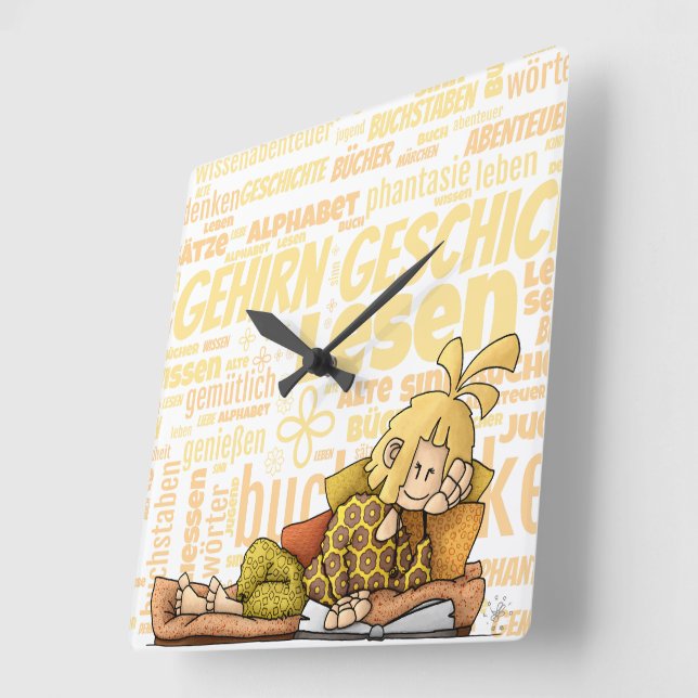 Relógio Quadrado Senta - Buch /  (Ângulo)