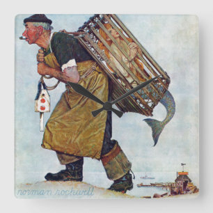 Relógio Quadrado Sereia