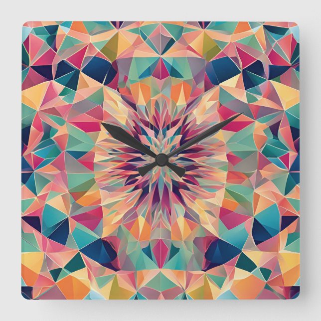 Relógio Quadrado Simetria Perfeita Neo Nexus (Frente)