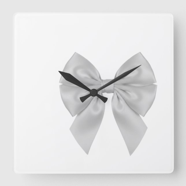 RELÓGIO QUADRADO SIMPLE MINIMAL MODERN MONOGRAM ELEGANT STYLE CHIC  (Frente)