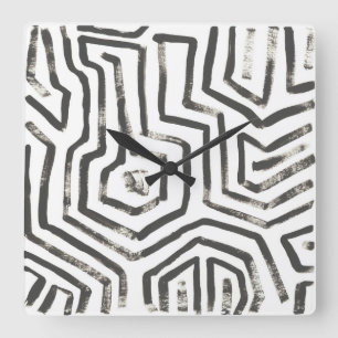 Relógio Quadrado Sinais mistos V