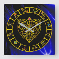 SINAIS ZODIACAIS EM AZUL, Astrologia DOURADA DO CO