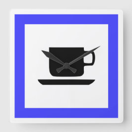 Relógio Quadrado Sinal de autoestrada francês