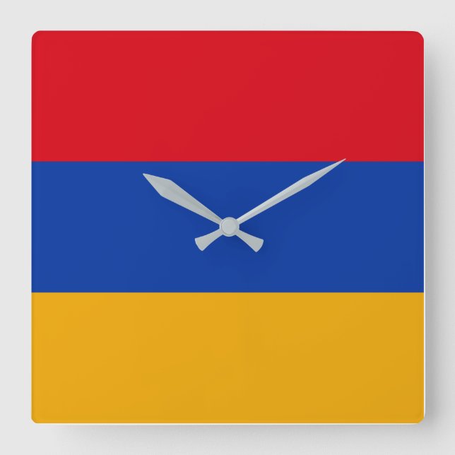 Relógio Quadrado Sinalizador Armênia (Frente)
