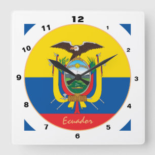 Relógio Quadrado Sinalizador do Equador Moderno, Trendência Home /