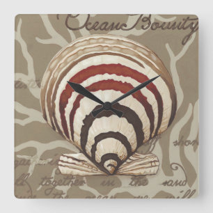 Relógio Quadrado Soneto marítimo II