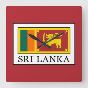 Relógio Quadrado Sri Lanka