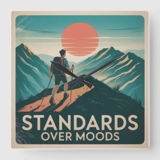 Relógio Quadrado Standards Over Moods