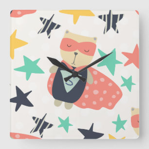 Relógio Quadrado Star Super Hero