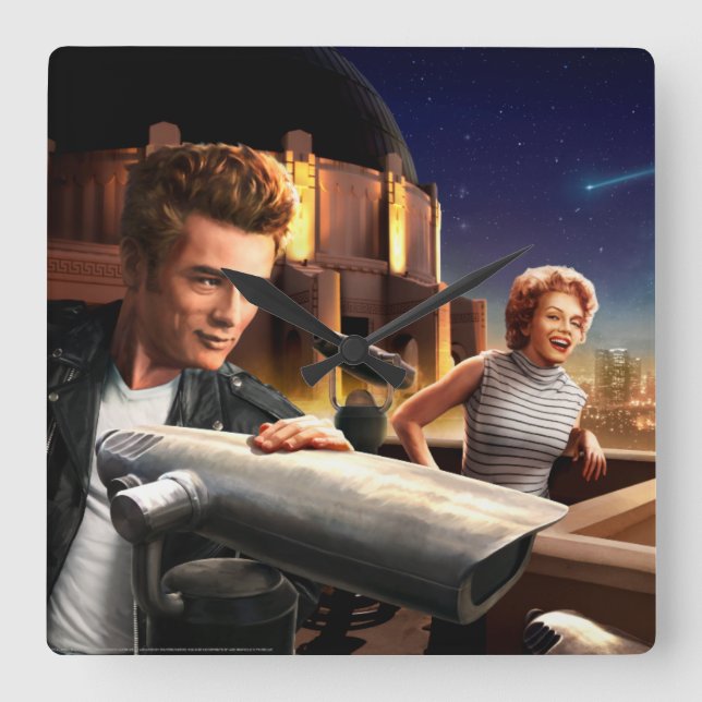 Relógio Quadrado Stargazers (Frente)