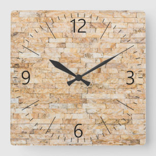 Relógio Quadrado Stones pattern