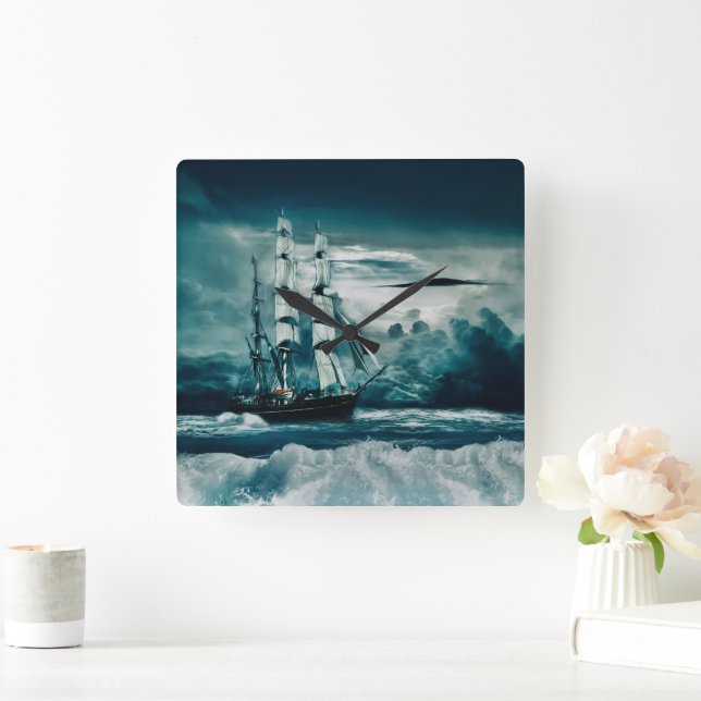 Relógio Quadrado Storm's A Brewing (Lar)