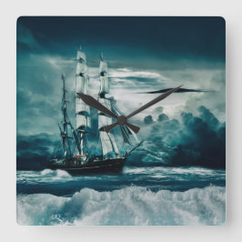 Relógio Quadrado Storm's A Brewing