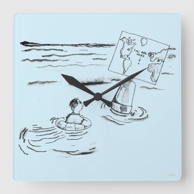 Relógio Quadrado Straned (Frente)