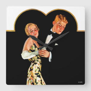 Relógio Quadrado Suspender Perdido