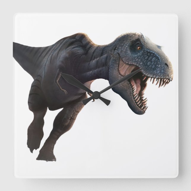 Relógio Quadrado T Rex 2 (Frente)