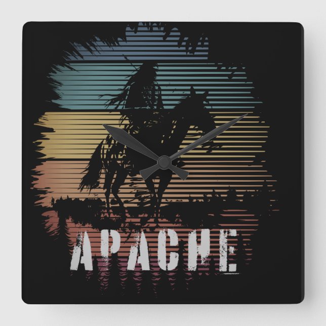 Relógio Quadrado T-Shirt (Frente)