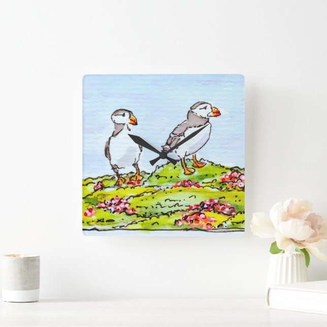 Relógio Quadrado T-Shirt (Lar)